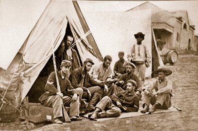 Summer Camp Scene, 1861-65 by Mathew B. Brady